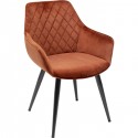 Chaise avec accoudoirs Harry orange Kare Design