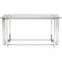 Console Clara argenté 145x76cm Kare Design