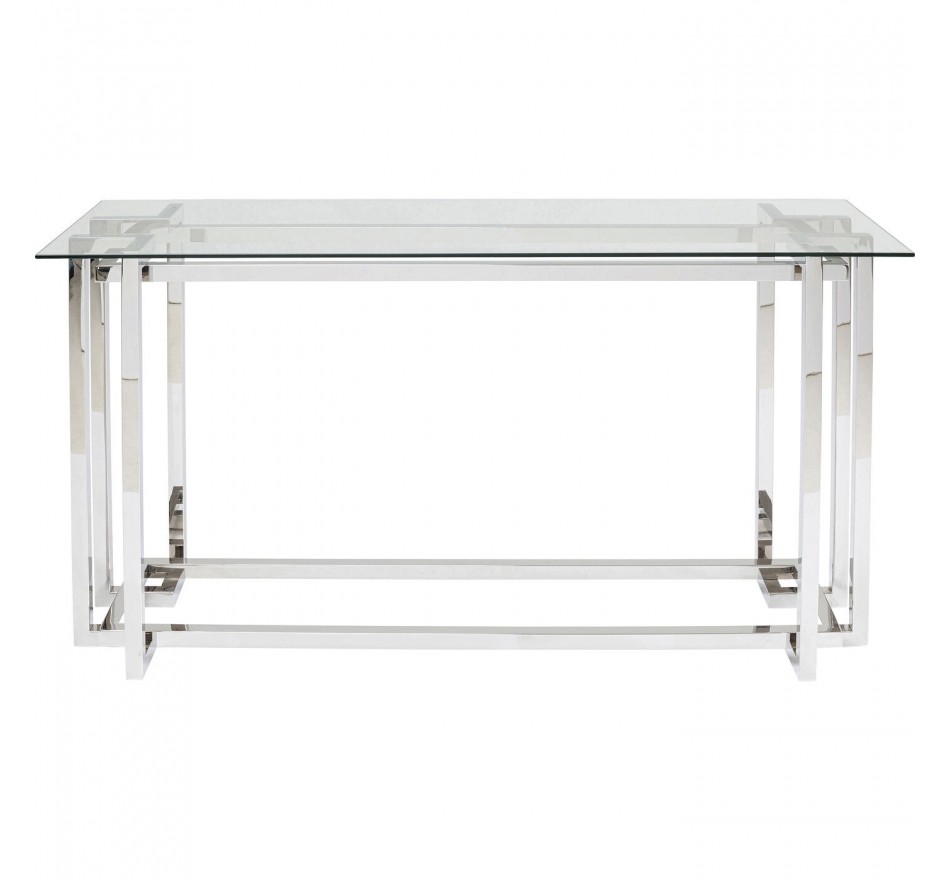 Console Clara argenté 145x76cm Kare Design