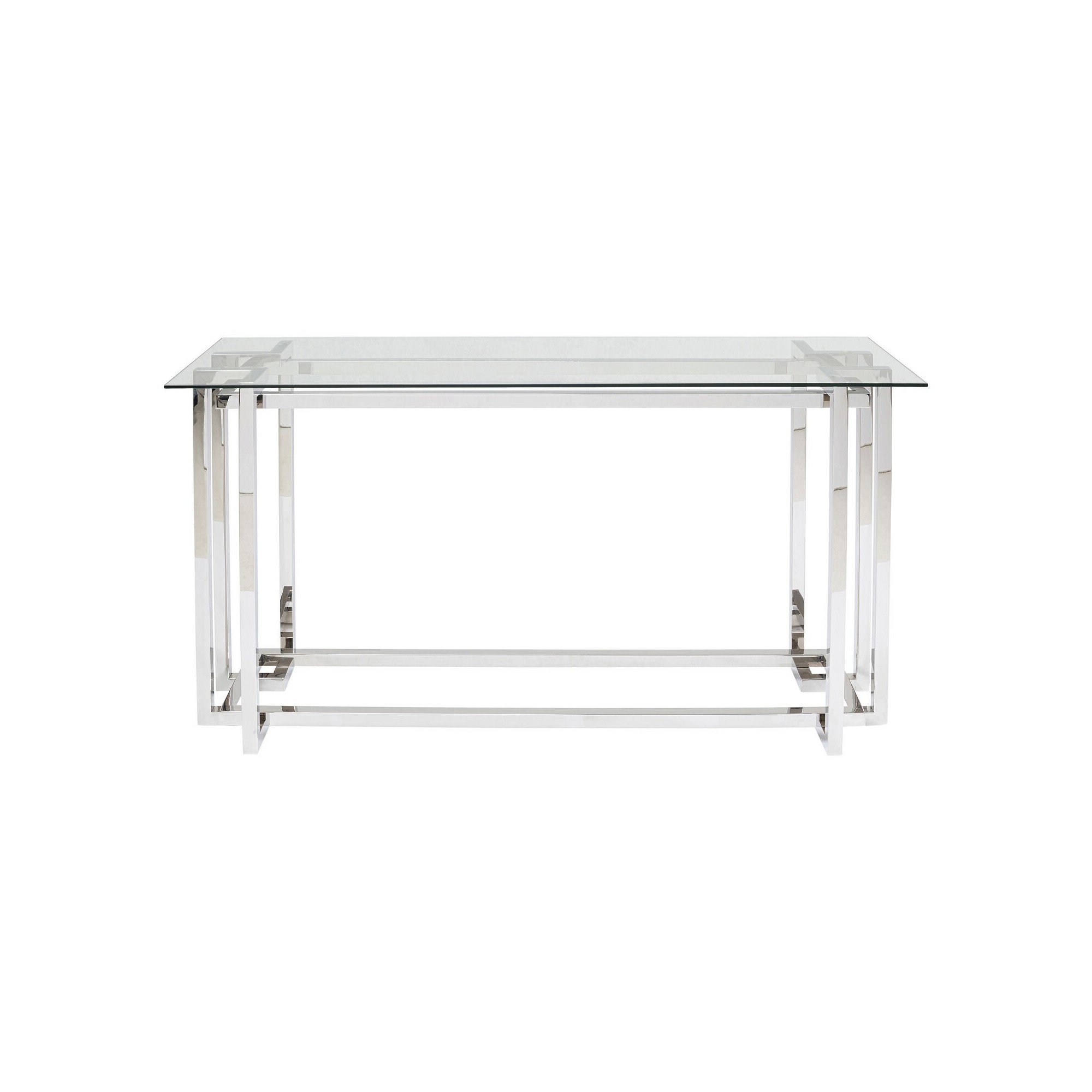 Console Clara argenté 145x76cm Kare Design