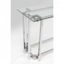 Console Clara argenté 145x76cm Kare Design