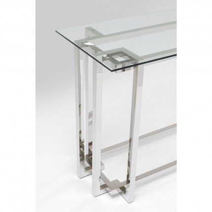 Console Clara argenté 145x76cm Kare Design