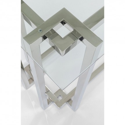 Console Clara argenté 145x76cm Kare Design
