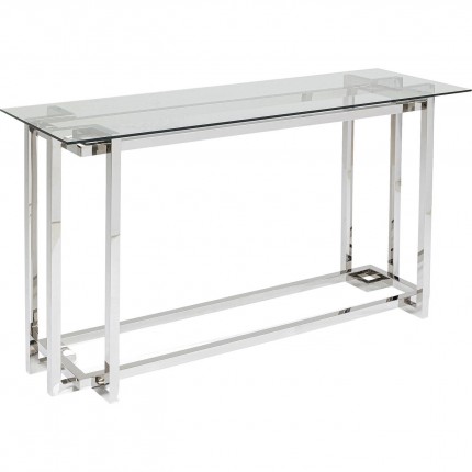 Console Clara argenté 145x76cm Kare Design
