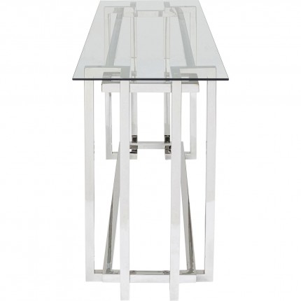 Console Clara argenté 145x76cm Kare Design