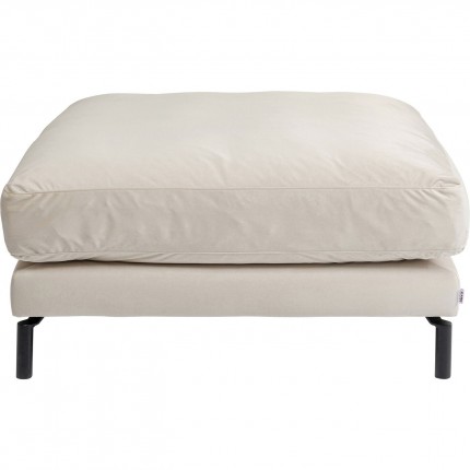 Pouf Discovery crème Kare Design