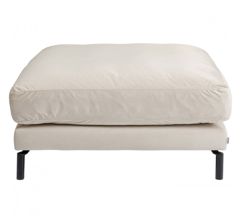Pouf Discovery crème Kare Design