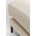 Pouf Discovery crème Kare Design