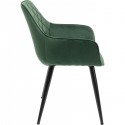 Chaise avec accoudoirs Harry vert Kare Design