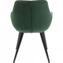 Chaise avec accoudoirs Harry vert Kare Design