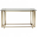 Console Clara dorée 145x76cm Kare Design