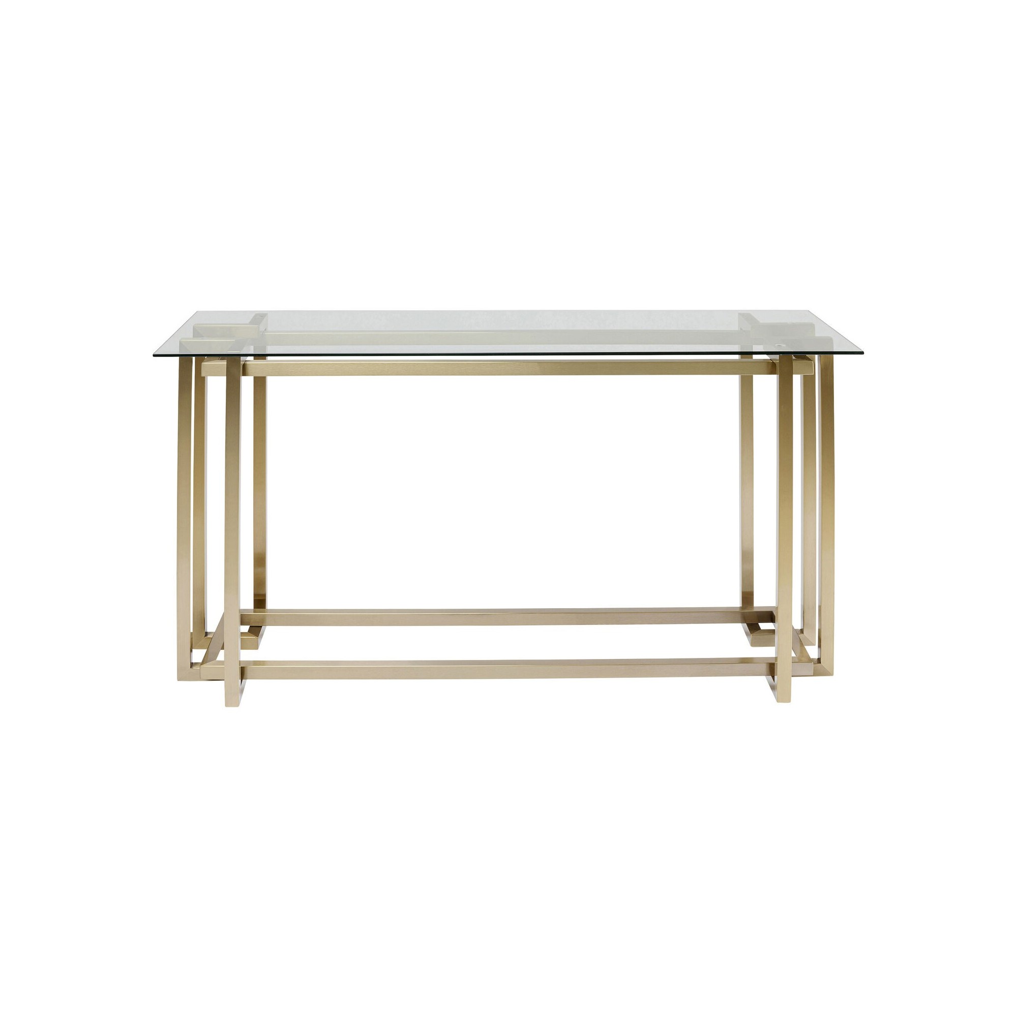 Console Clara dorée 145x76cm Kare Design