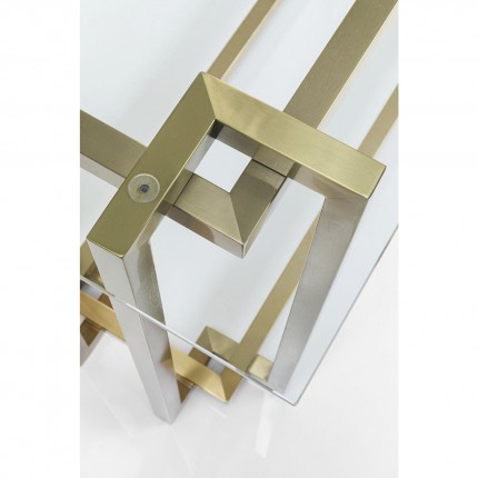 Console Clara dorée 145x76cm Kare Design