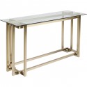 Console Clara dorée 145x76cm Kare Design