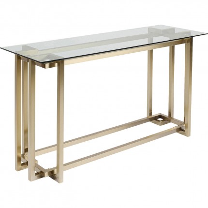 Console Clara dorée 145x76cm Kare Design
