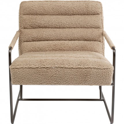 Fauteuil Figera beige Kare Design Fauteuil Figera beige Kare Design