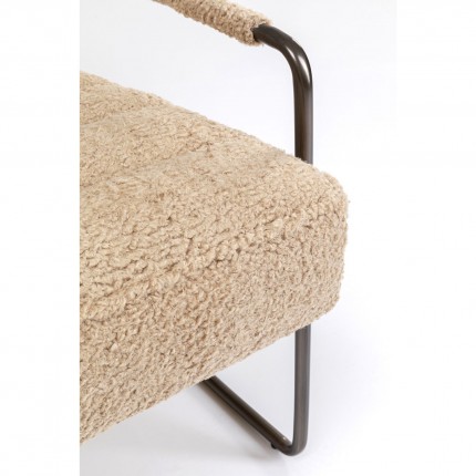 Fauteuil Figera beige Kare Design