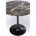 Table Schickeria 80cm effet marbre noir  Kare Design