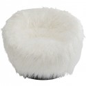 Fauteuil pivotant Fiffy blanc Kare Design