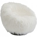 Fauteuil pivotant Fiffy blanc Kare Design
