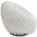 Fauteuil pivotant Fiffy blanc Kare Design