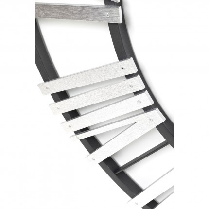 Horloge murale Nevio argenté 95cm Kare Design