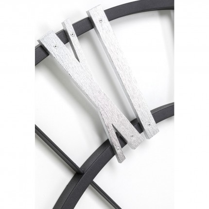 Horloge murale Nevio argenté 95cm Kare Design Horloge murale Nevio argenté 95cm Kare Design