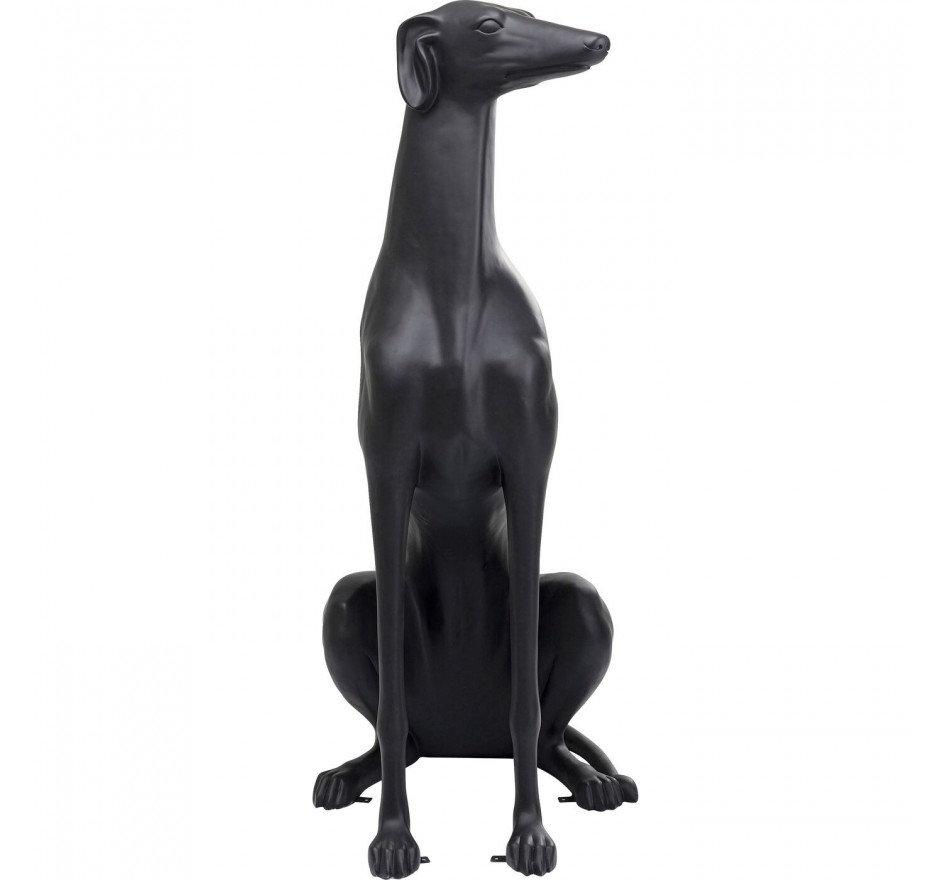 Déco lévrier noir XXL 180cm Kare Design