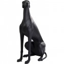 Déco lévrier noir XXL 180cm Kare Design