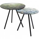 Tables d'appoint Paradise set de 2 Kare Design