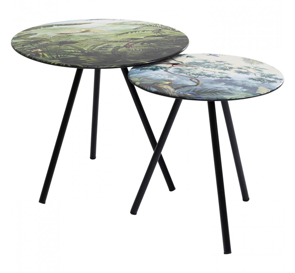 Tables d'appoint Paradise set de 2 Kare Design