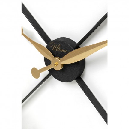 Horloge murale Nevio laiton 95cm Kare Design