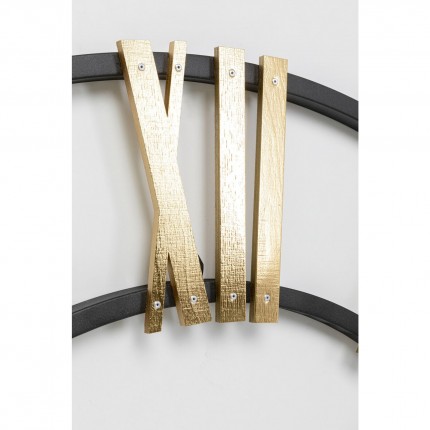 Horloge murale Nevio laiton 95cm Kare Design