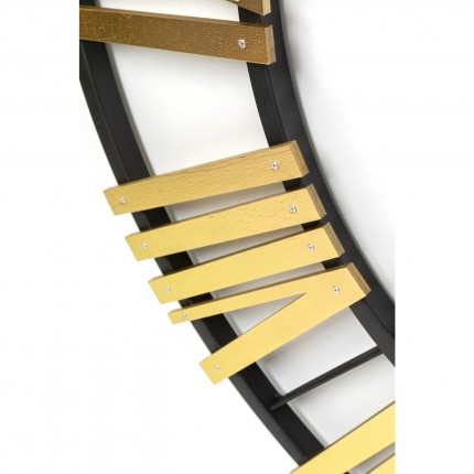 Horloge murale Nevio laiton 95cm Kare Design