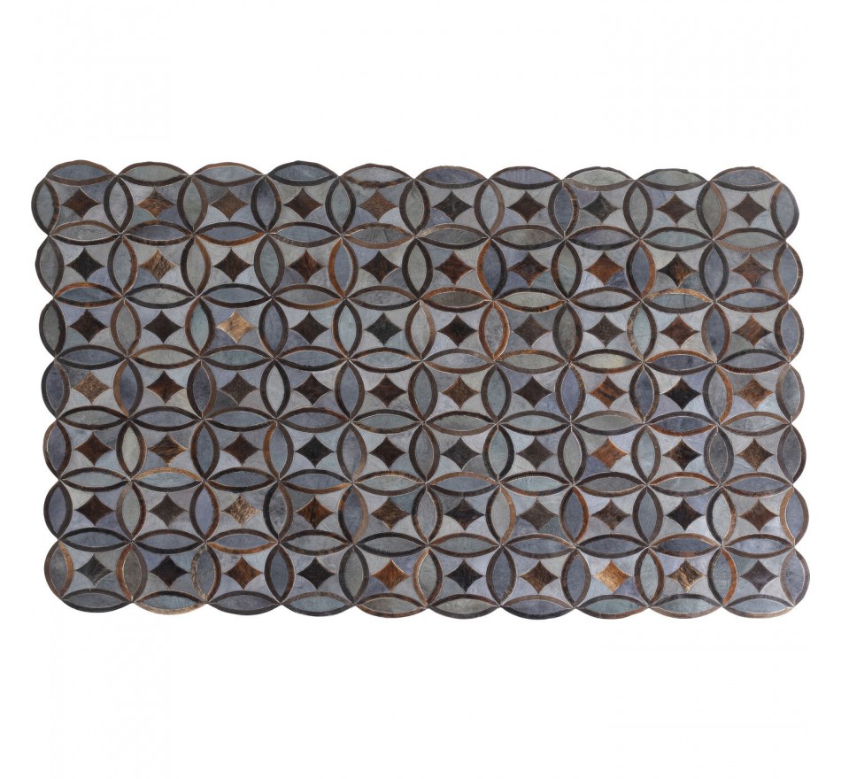Tapis en cuir Izmir 170x240cm Kare Design