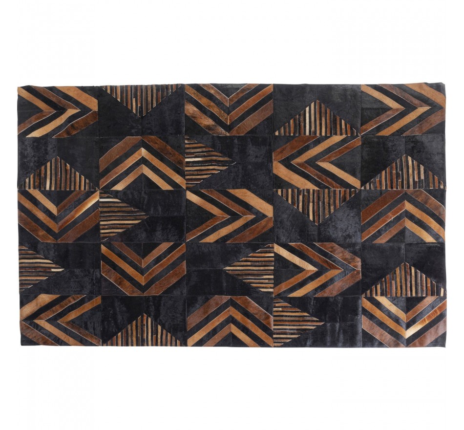 Tapis en cuir Puzzle 170x240cm Kare Design