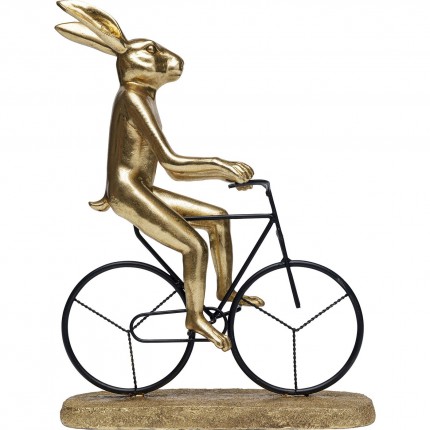 Déco vélo lapin doré Kare Design