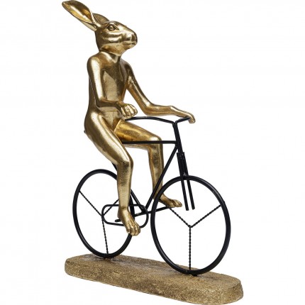 Déco vélo lapin doré Kare Design