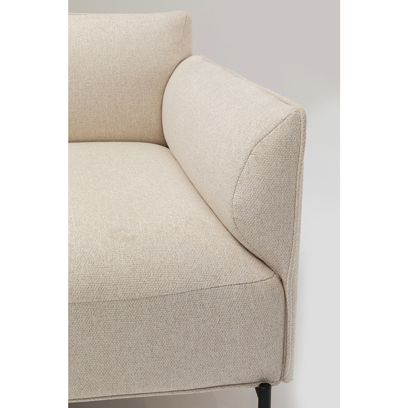Assise droite d'angle canapé Chiara crème Kare Design