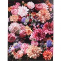 Tableau Touched bouquet de fleurs roses Kare Design