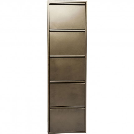 Shoe Container Caruso Bronze 5 drawers Kare Design