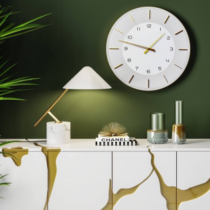 Horloge murale Lio blanche 60cm Kare Design