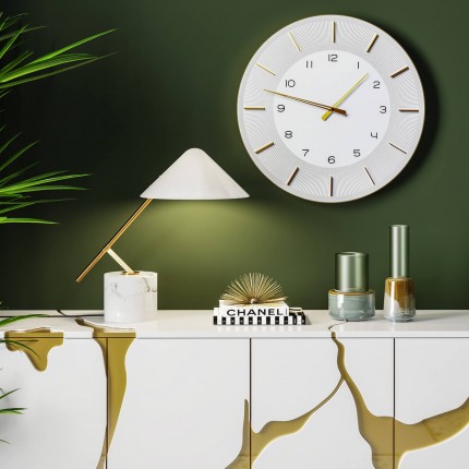 Horloge murale Lio 60cm blanche Kare Design