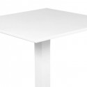 Table pliante Prada 70x70cm blanche Gescova
