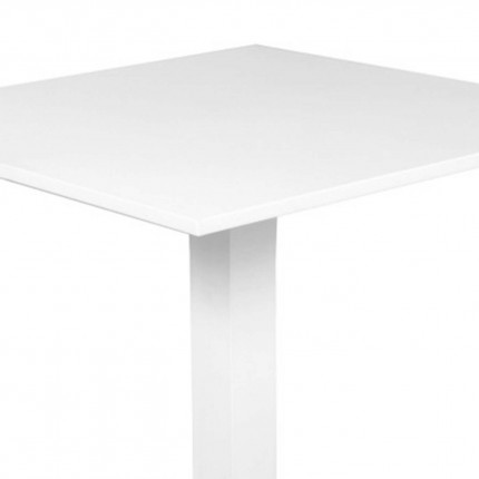Table pliante Prada 70x70cm blanche Gescova