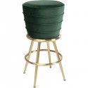 Tabouret de bar Treviso vert Kare Design