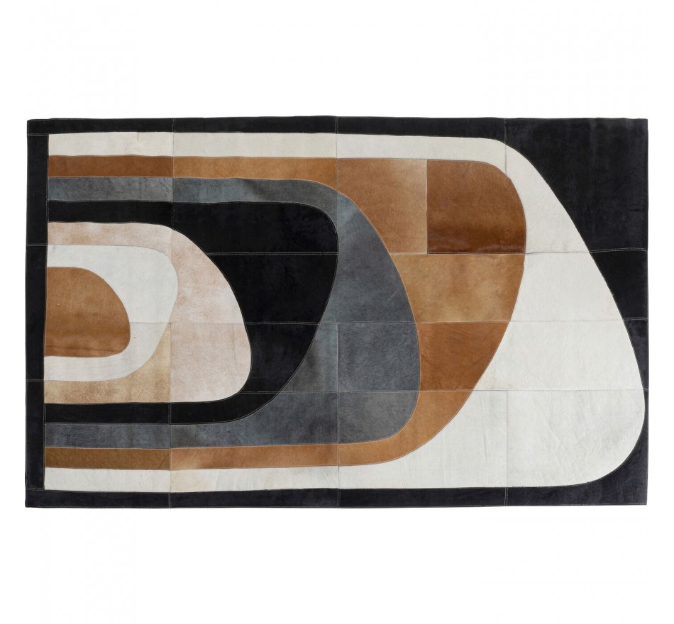 Tapis en cuir Tierra 170x240cm Kare Design