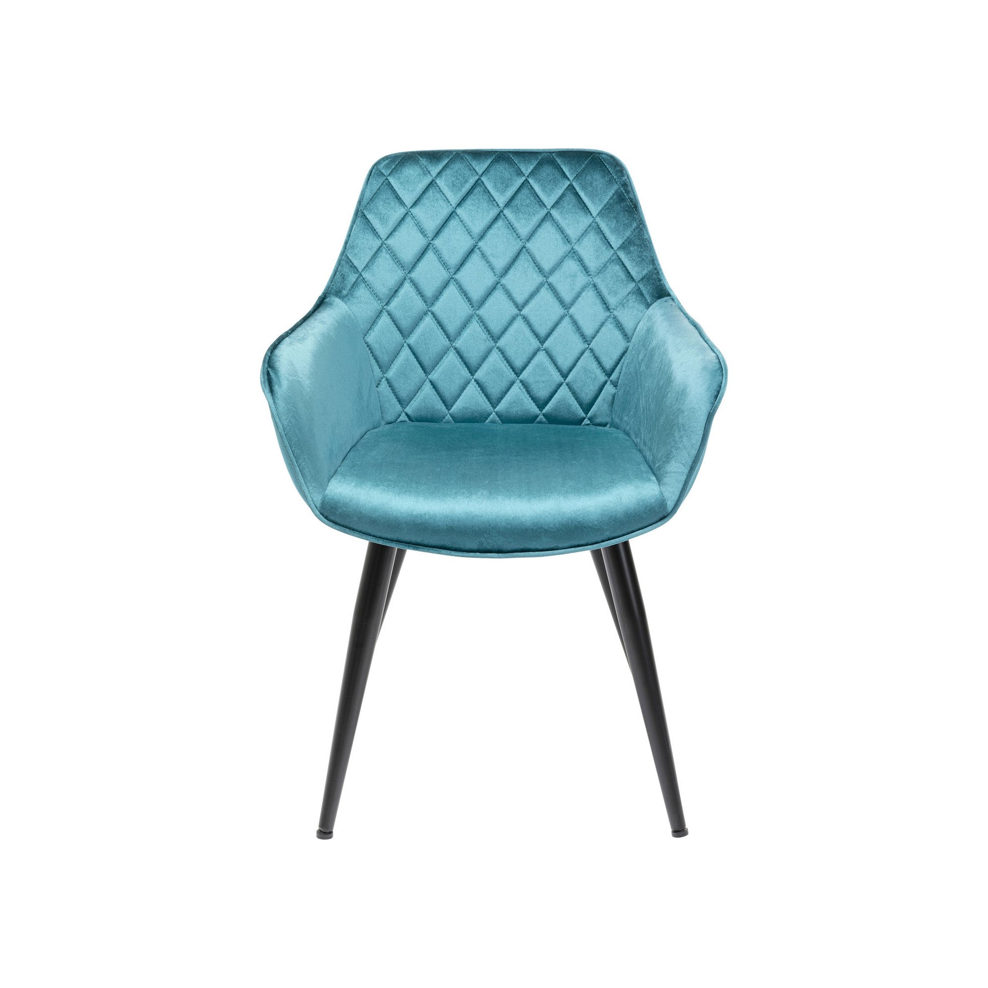 Chaise avec accoudoirs Harry bleue Kare Design