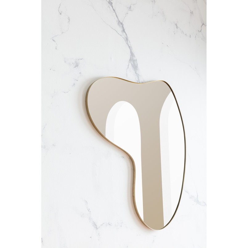 Miroir Shape laiton 110x120cm Kare Design