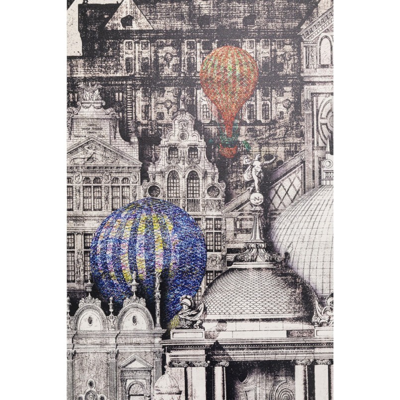 Tableau montgolfières 110x174cm Kare Design